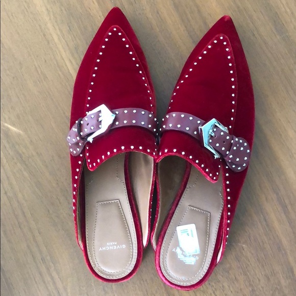 givenchy velvet slides